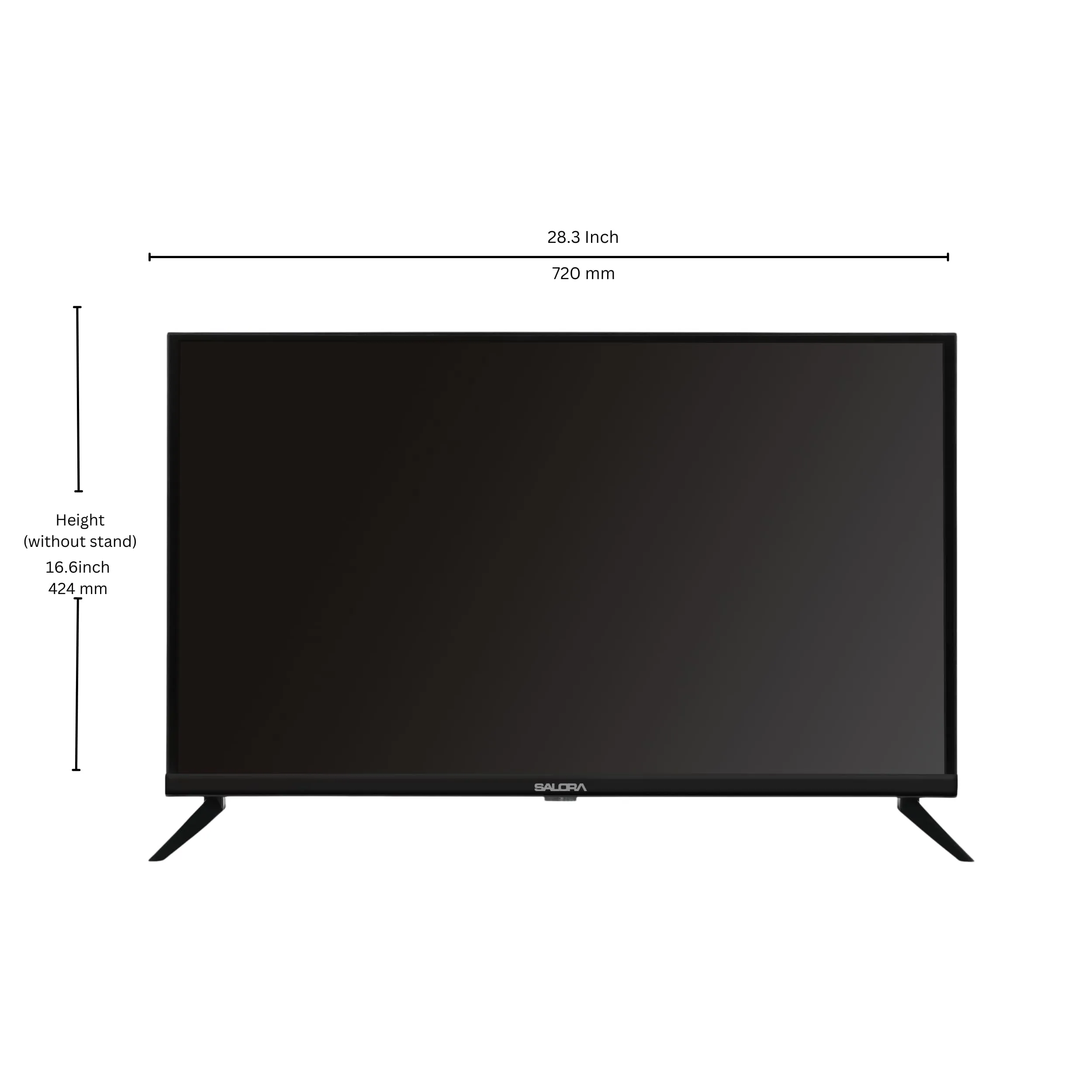 Salora 80 Cm (32 Inches) HD Ready Smart LED Google TV SLV-4324 GTV | Vibrant HDR10 Display, Powerful 20W Dolby Audio, Google Assistant & Voice Control Remote