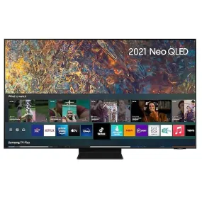 Samsung QE55QN95A (2021) Neo QLED HDR 2000 4K Ultra HD Smart TV, 55 inch with TVPlus-Freesat HD, Black