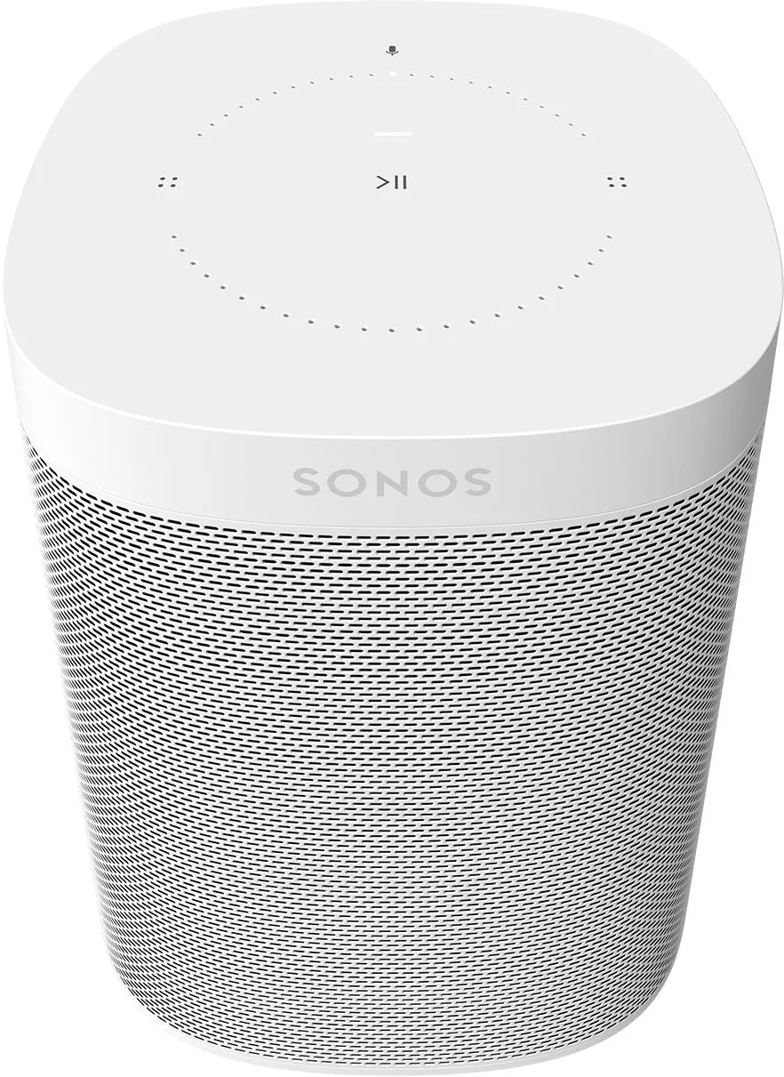 Sonos - One (Gen 2) Smart Speaker with Voice Control built-in - White