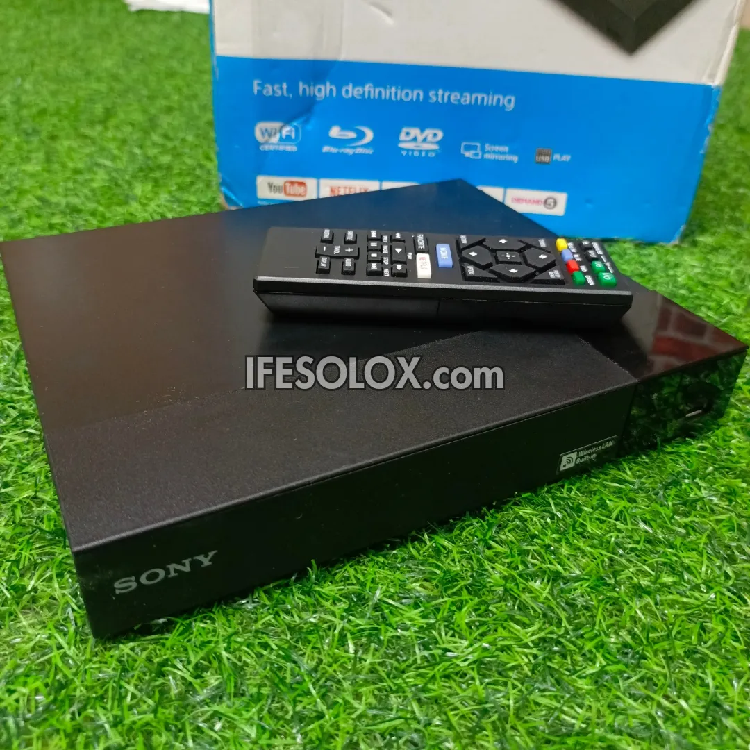 Sony BDP-S3700 Smart 3D Blu-ray DVD Player with Built-in WiFi, Miracast, Netflix, YouTube - Brand New