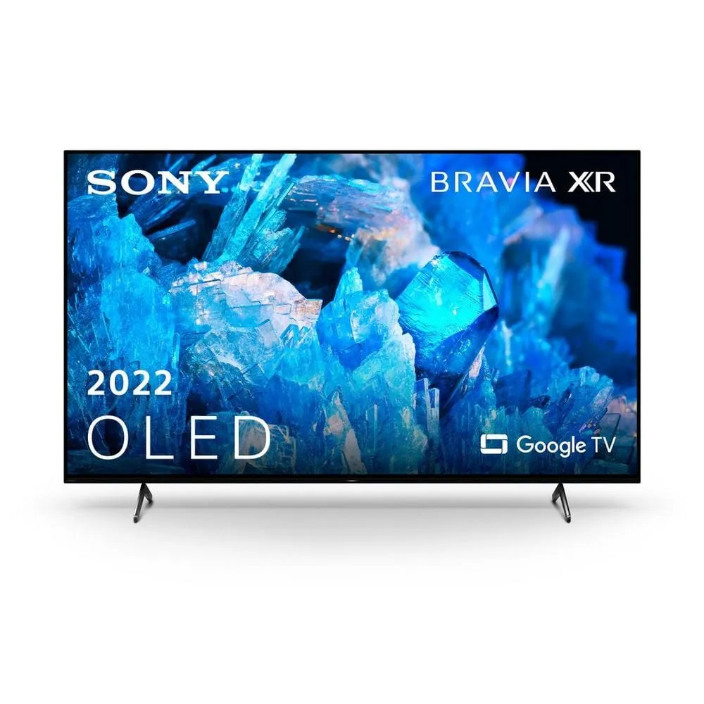 Sony Bravia XR XR55A75KU (2022) OLED HDR 4K Ultra HD Smart Google TV, 55 inch with Youview/Freesat HD, Dolby Atmos & Acoustic Surface Audio, Black