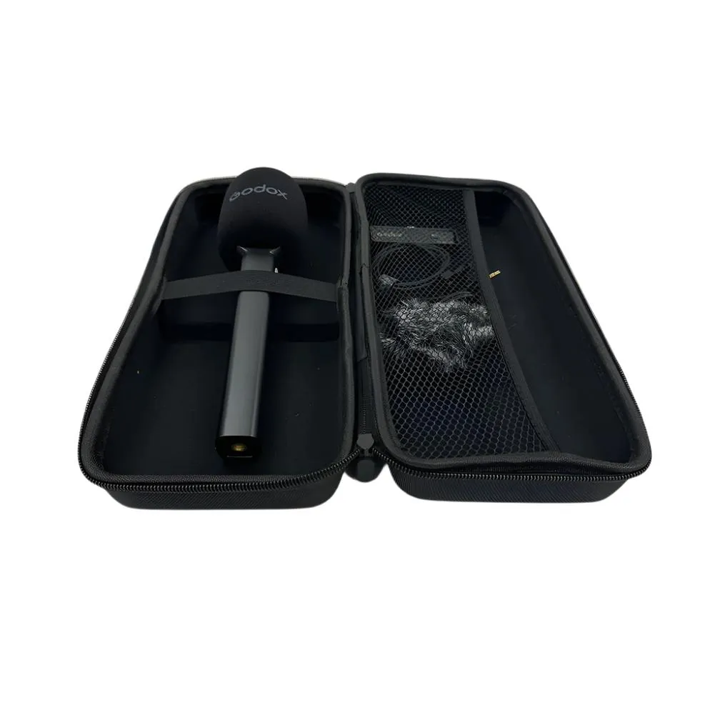 Spectrum Black 11.5" Microphone Storage Case - Large