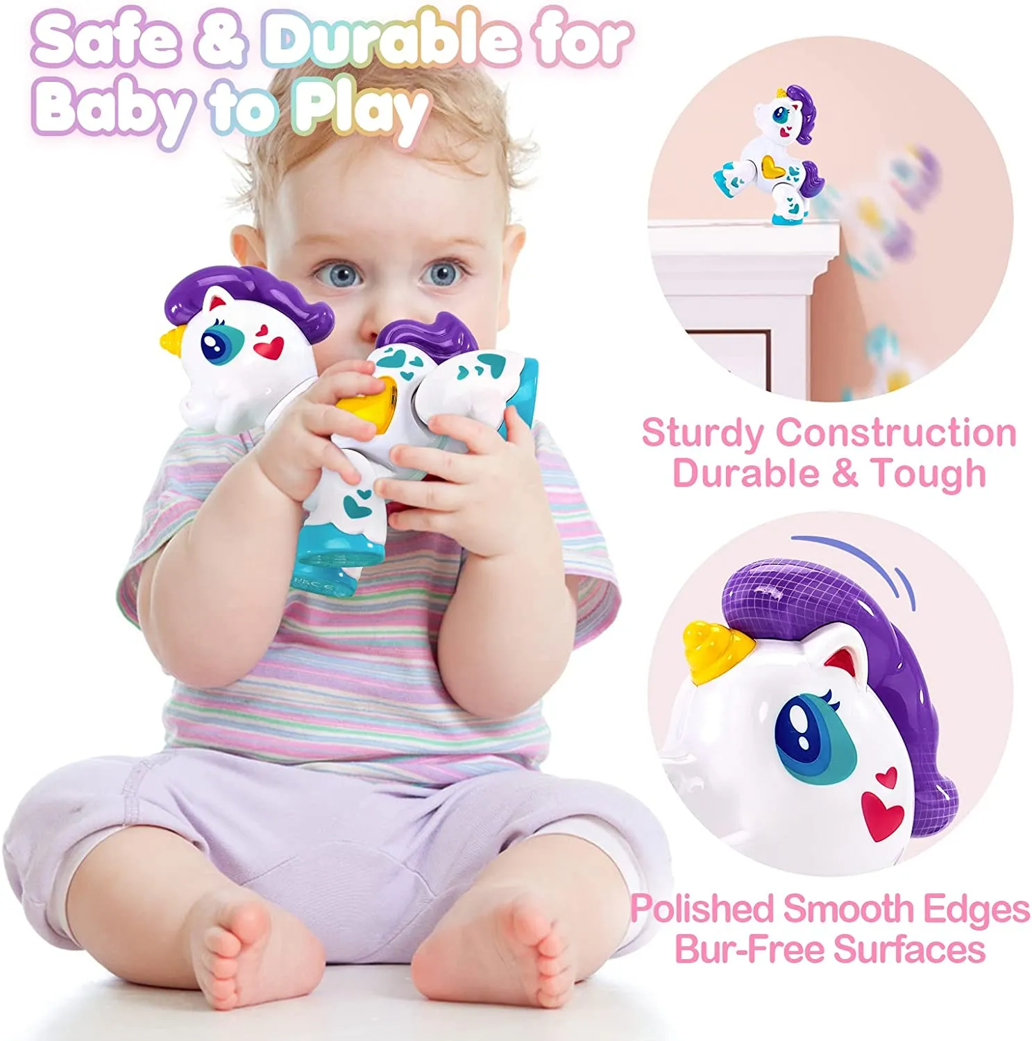 Toddler Girl Toys Unicorn Toy for 1 Year Old Girl