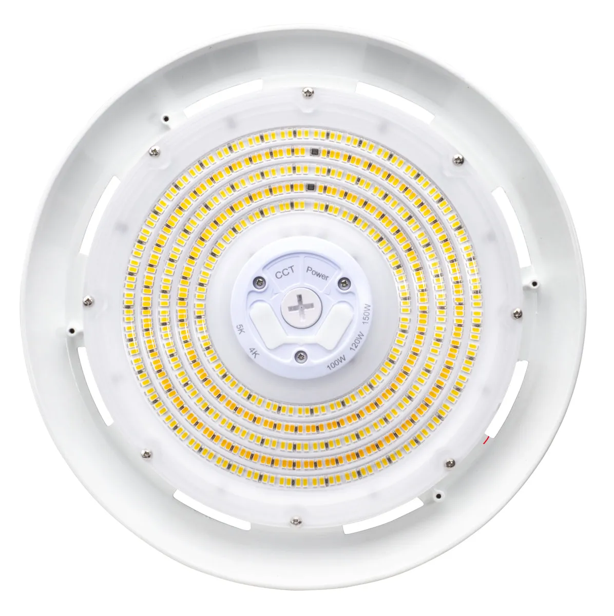 Topaz HBC-200W-PCTS-WH 200W Round LED High Bay Power and CCT Selectable White