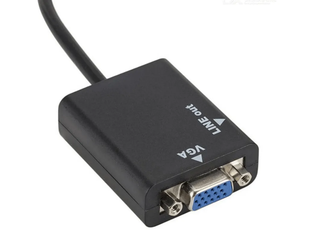 UNBRANDED VGA - HDTV ADAPTER WITH AUDIO