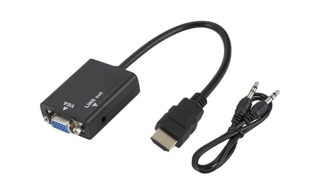 UNBRANDED VGA - HDTV ADAPTER WITH AUDIO