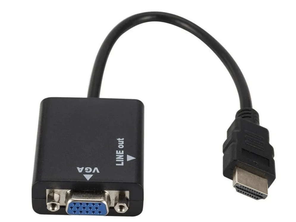 UNBRANDED VGA - HDTV ADAPTER WITH AUDIO