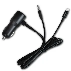 Vehicle Charging and Streaming Cable for iPhone, iPad, and iPod