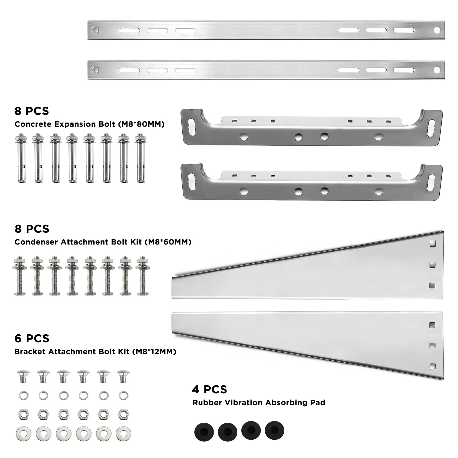 Wall Mounted Aluminum Bracket for Mini Spilt AC