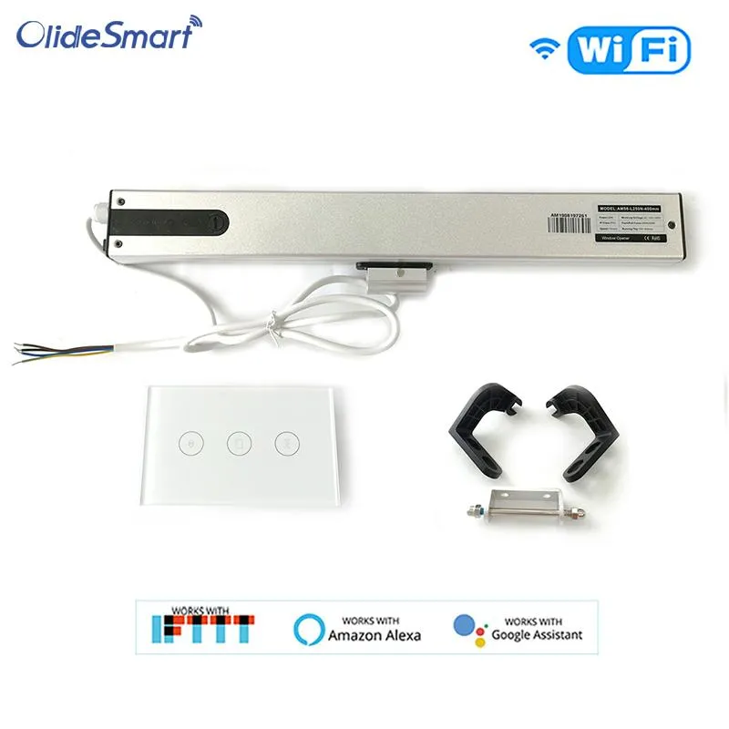 Wifi Smart AC Adjustable Stroke Automatic Window Opener Alexa Workable